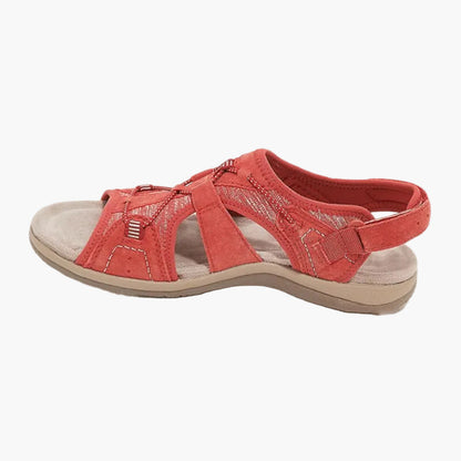Damen Komfort-Sandalen für Alltag & Freizeit – Orthopädische Sommerschuhe mit verstellbaren Riemen