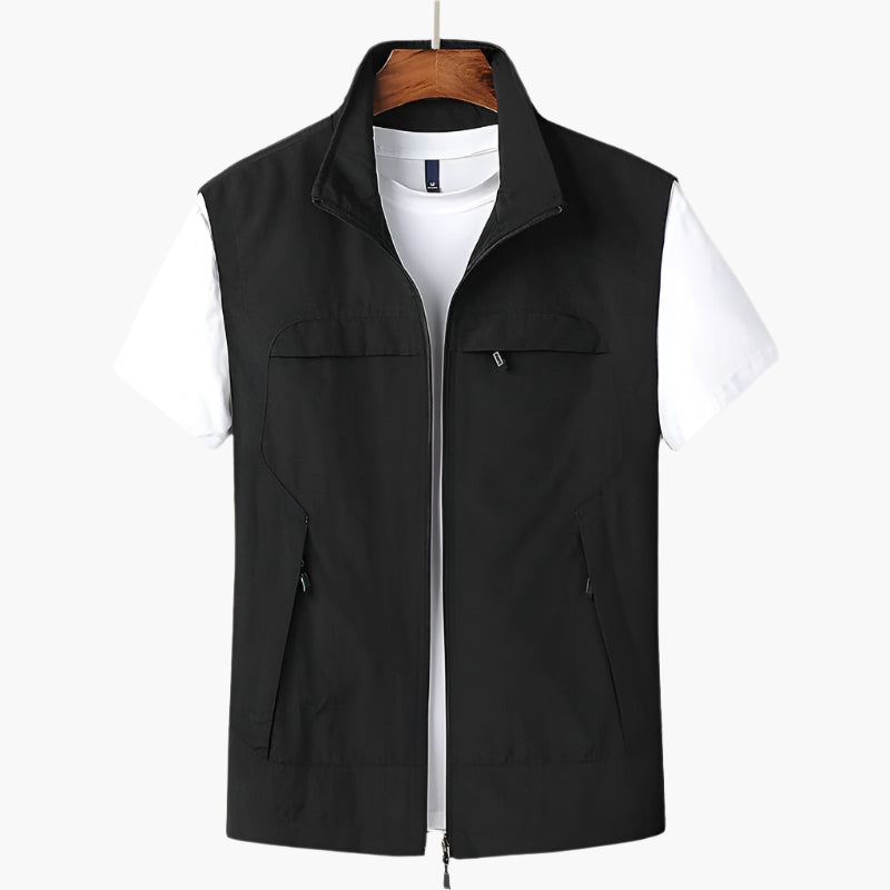 Herren Freizeitweste Modern – Vielseitige ärmellose Outdoor-Weste für Alltag und Freizeit